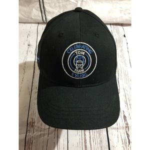 Celebrating Tom's Team Black Hat Cap Snap back by Clique